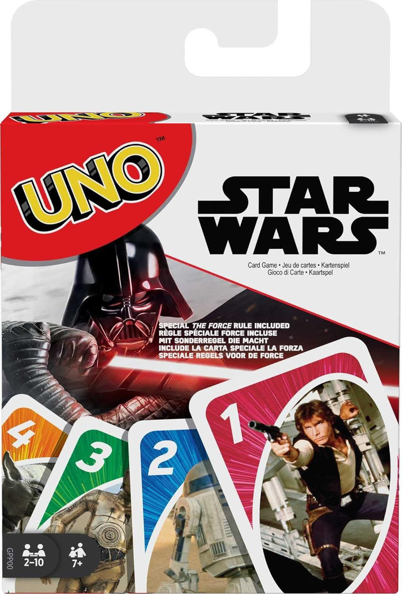 Load image into Gallery viewer, Mattel Games UNO Star Wars Card Game for Kids &amp; Family with Themed Deck &amp; Special Rule, 2-10 Players
