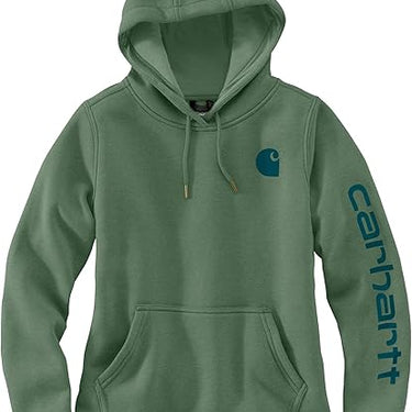 Carhartt Women's Graphic Clarksburg Pullover Hoodie (Frosted Balsam) Size 3XL