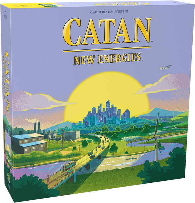 CATAN New Energies Board Game - Sustainable Resources & Strategy, Classic Gameplay with a Modern Twist! Family Game for Kids and Adults, Ages 12+, 3-4 Players, 90 Min Playtime, Made by CATAN Studio