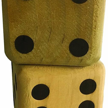 5 Giant Wood Dice Giant Game