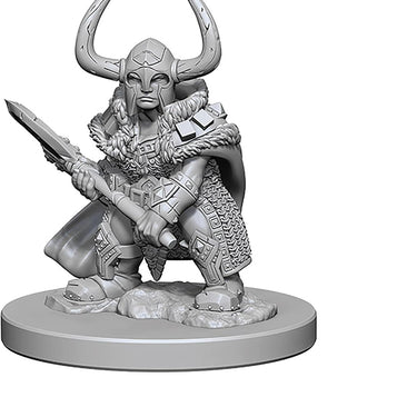 Dungeons & Dragons: Nolzur's Marvelous Unpainted Miniatures - W04 Dwarf Female Barbarian