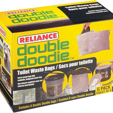 Reliance Products Double Doodie Portable Toilet Waste Bags