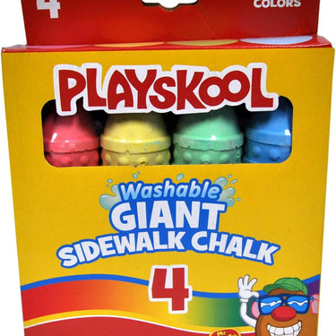 Playskool Washable Giant Sidewalk Chalk 4 Count
