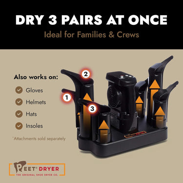 PEET Family Dryer for 3 Pairs of Boots or Shoes