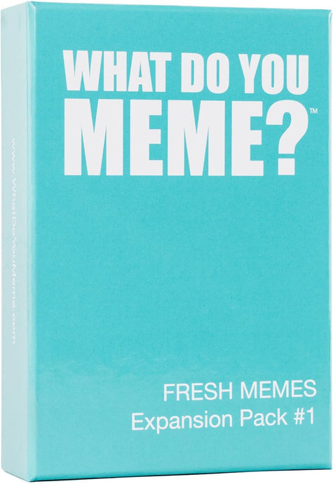 WHAT DO YOU MEME? Fresh Memes #1 Expansion Pack Designed to be Added to Core Game