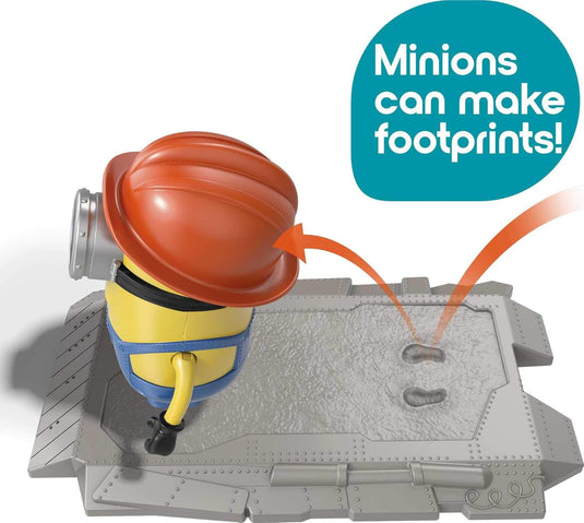 Disney Pixar Minions: the Rise of Gru Movie Moments Mixed up Minions Action Figure Interactive Toy with Articulation & Movie Scene Co Multi