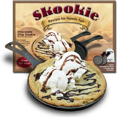Skookie 2-Piece Cast Iron Skillet Set
