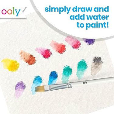 Ooly Rainbow Sparkle Metallic Watercolor Gel Crayons 12 Piece Set