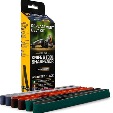 Official Work Sharp Knife & Tool Sharpener Assorted Replacement Belt Kit