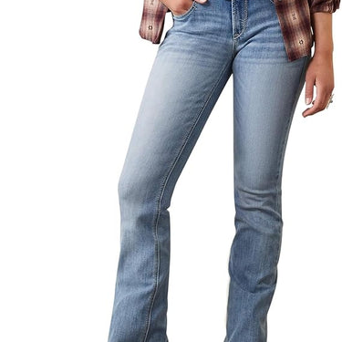 Ariat R.E.A.L Brianna Light Wash High Rise Bootcut (Oklahoma) Size 24 Long