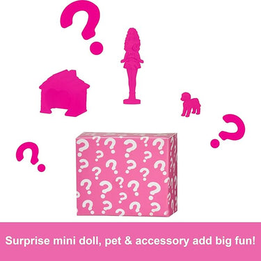 Barbie Mini Barbieland Doll House Playsets With 1.5-Inch Doll, Furniture & Accessories