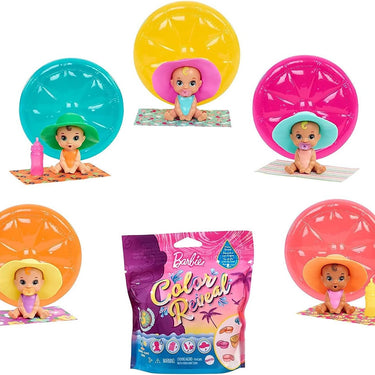 Barbie Color Reveal Babies Sand & Sun Series (Assorted, Sold Separately)
