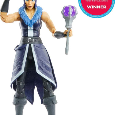 Masters of the Universe Masterverse Collection, Revelation Evil-lyn, 7-in Motu Battle Figures for Storytelling Play