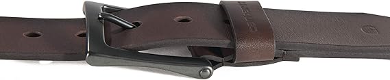 Load image into Gallery viewer, Carhartt Men&#39;s 38 Rugged Burnshed Leather Box Belt - Brown
