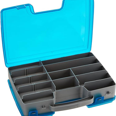 Plano Large 2 Sided Tackle Box (Grey/Blue)