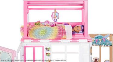 Barbie Dollhouse Playset Doll & House with 2 Levels