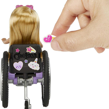 Barbie Chelsea Doll (Blonde) & Wheelchair, Toy For 3 Year Olds & Up