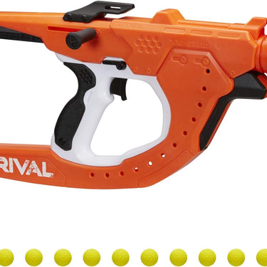 NERF Rival Curve Shot Sideswipe XXI-1200 Blaster Fire Rounds to Curve Left, Right, Downward or Fire Straight 12 Rival Rounds