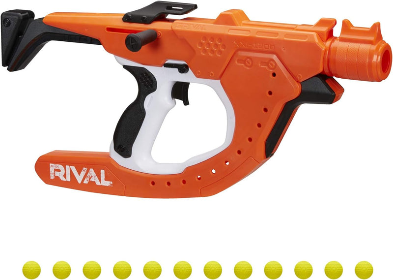 Load image into Gallery viewer, NERF Rival Curve Shot Sideswipe XXI-1200 Blaster Fire Rounds to Curve Left, Right, Downward or Fire Straight 12 Rival Rounds
