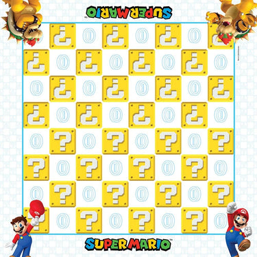 USAOPOLY Super Mario Checkers & Tic-Tac-Toe Collector's Game Set for 2 players
