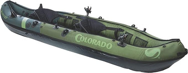 Sevylor Colorado 2-Person Inflatable Fishing Kayak Complete with Paddle & Rod Holders