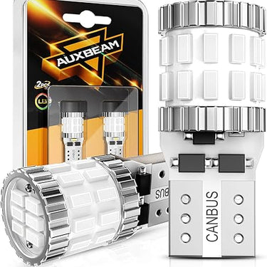 Auxbeam 2023 Upgraded 194 LED Bulbs Blue, 400% Brighter Extremely Bright Canbus Error Free 168 2825 T10 W5W LED Light Bulbs for License Plate Lights Interior Lights Dome Map Light, 30-SMD, Pack of 2