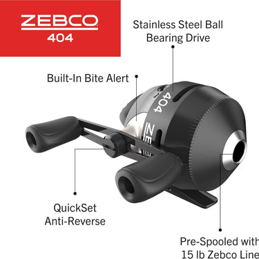 Zebco 404 Spincast Fishing Reel