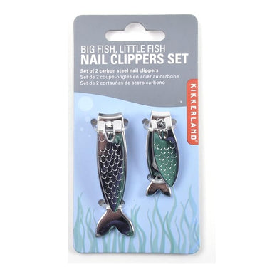 Kikkerland Big Fish & Little Fish Nail Clipper Set