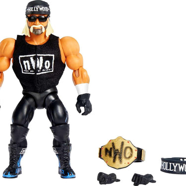 Mattel WWE Superstars Action Figure & Accessories, Series 1 “Hollywood” Hulk Hogan Retro Collectible with Swappable Hands