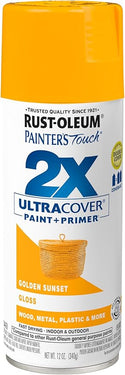 Rust-Oleum Painter's Touch 2X Ultra Cover Satin Golden Sunset Spray Paint 12 oz