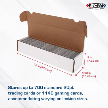 BCW Trading Card Storage Box | Holds 800 Cards