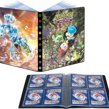 Scarlet & Violet Fuecoco, Sprigatito, Quaxly and Gyarados 4-Pocket Portfolio for Pokemon