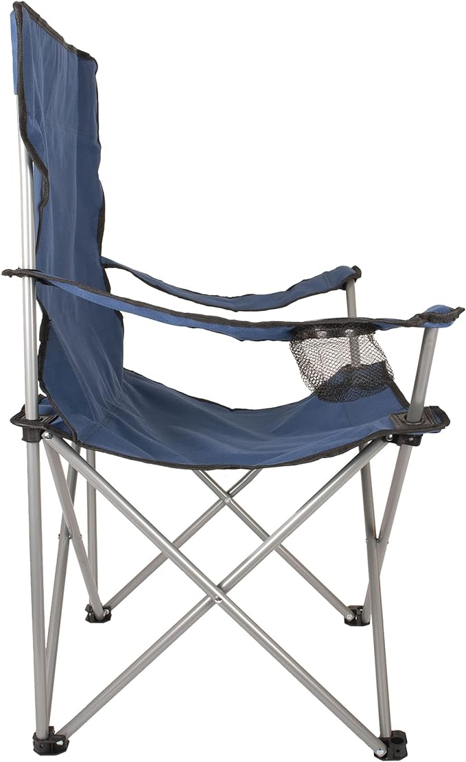 Load image into Gallery viewer, WORLD FAMOUS CAMPING QUAD CHAIR WITH CUP HOLDER
