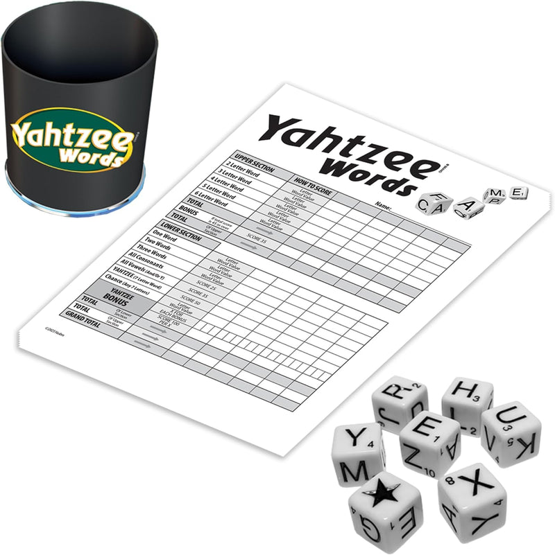 Load image into Gallery viewer, Winning Moves Games Yahtzee Words USA, Family Word Game Version of Yahtzee for 2 or More Players, Ages 8+
