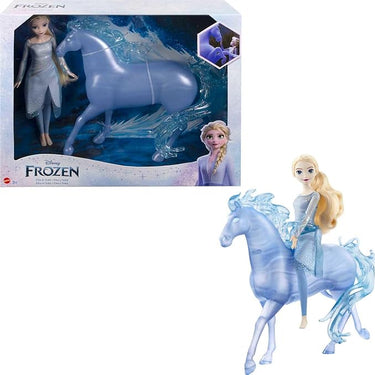 Disney Frozen Elsa Fashion Doll And Horse-Shaped Water Nokk Figure Inspired By Disney's Frozen 2