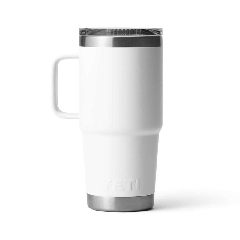 Load image into Gallery viewer, Yeti Rambler 20 Oz BPA Free Travel Mug - White
