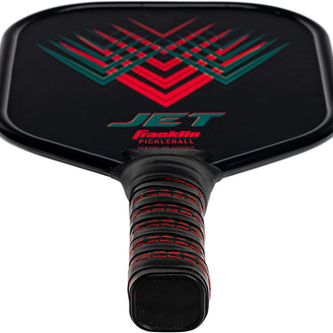 Franklin Sports Pickleball Paddle - Titus + Jet Aluminum Plated Pickleball Paddles - USA Pickleball (USAPA) Approved Paddle - 8mm Thick Core Red