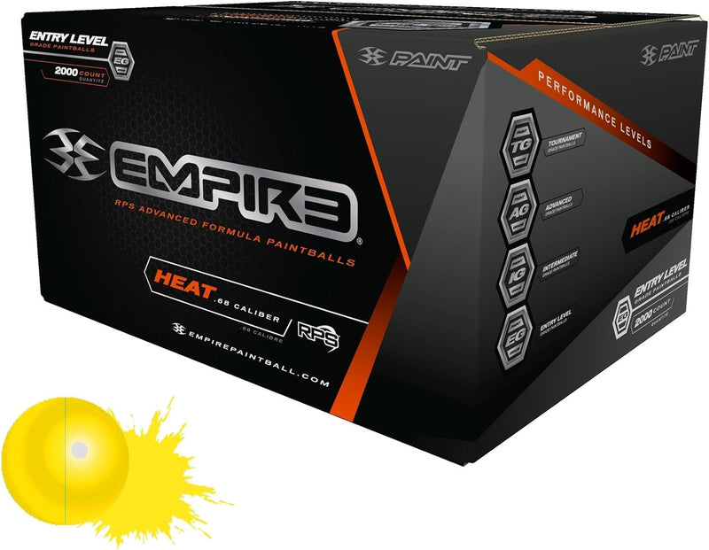 Load image into Gallery viewer, Empire Heat .68 Caliber Paintballs 2000 Count (Excluded from free shipping)
