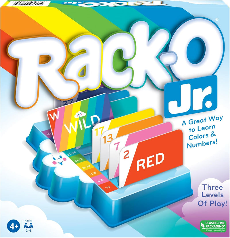 Load image into Gallery viewer, Winning Moves Games Rack-O Jr USA, Children&#39;s Edition of The Game of Rack-O for 2 to 4 Players, Ages 4+
