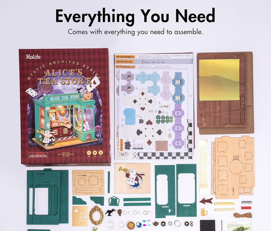 Rolife Alice's Tea Store DIY Miniature House Kit