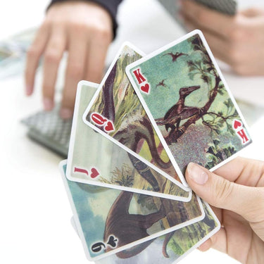 Kikkerland 3-D Dinosaurs Collectable Playing Cards