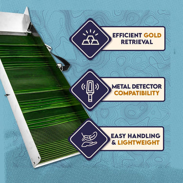 Sona Enterprises 34.5" Aluminum Sluice Box