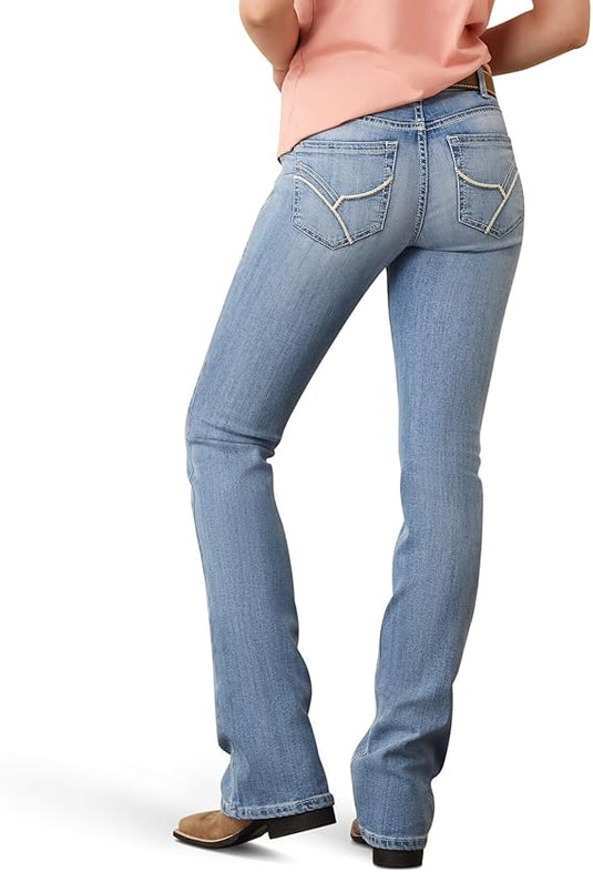 R.E.A.L Brianna Light Wash High Rise Bootcut 31 Long