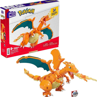 Mega Pokemon Action Figure Building Toys Set, Charizard with 222 Pieces