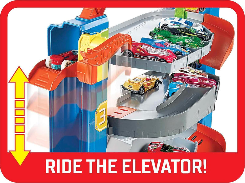 Load image into Gallery viewer, Hot Wheels City Stunt Garage Playset With 1 Toy Car
