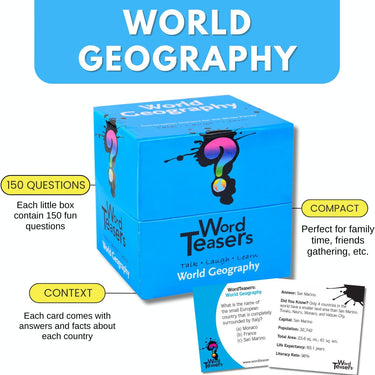 WORD TEASERS Geography Trivia