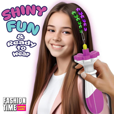 Fashion Time Locksy Locks Hair Bling Wand – Glam Hair Styling Kit