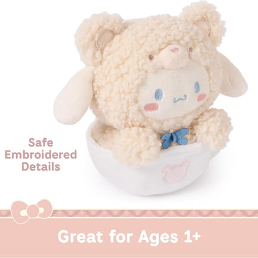 GUND Sanrio Official Hello Kitty and Friends Cinnamoroll Café Latte Teddy Bear Plush