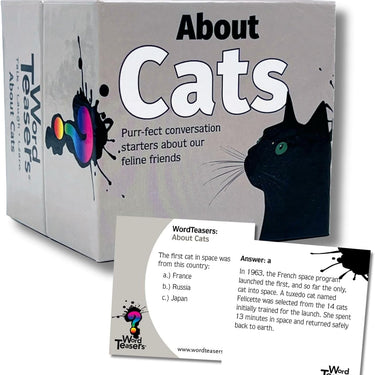 WORD TEASERS Cat Trivia Game