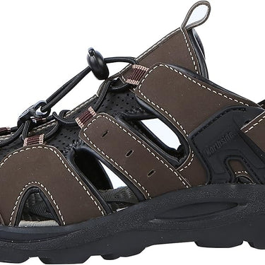 Northside Men's Burke 3.0 Closed Toe Sport Sandal (Dark Brown) Size